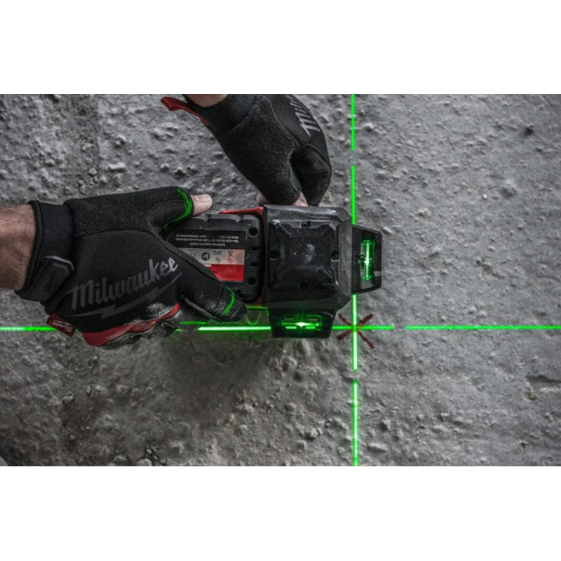 Уровень лазерный (нивелир) 3D аккумуляторный MILWAUKEE M12 3PL-0C (4933478103)