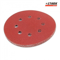 Бумага шлифовальная Stark D125 мм 8 отверстий з. 180 5 шт. (126005180)