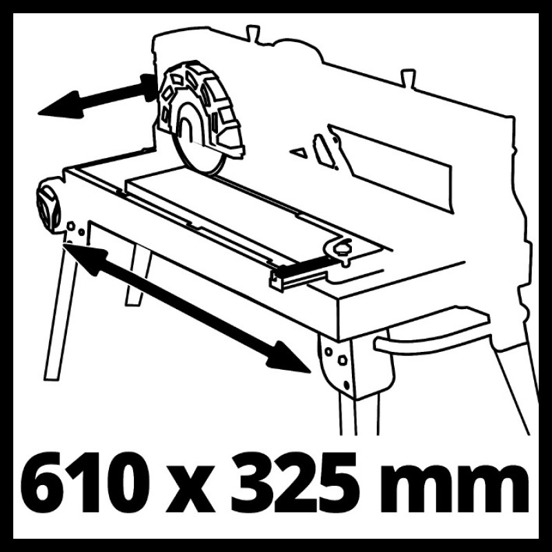 Плиткорез электрический радиальный Einhell TE-TC 620 U (4301295)