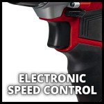 Дрель аккумуляторная Einhell TE-CD 18/2 Li + 34 бита + 5 сверл 1x2,5 Ah (4514219) – Фото №7