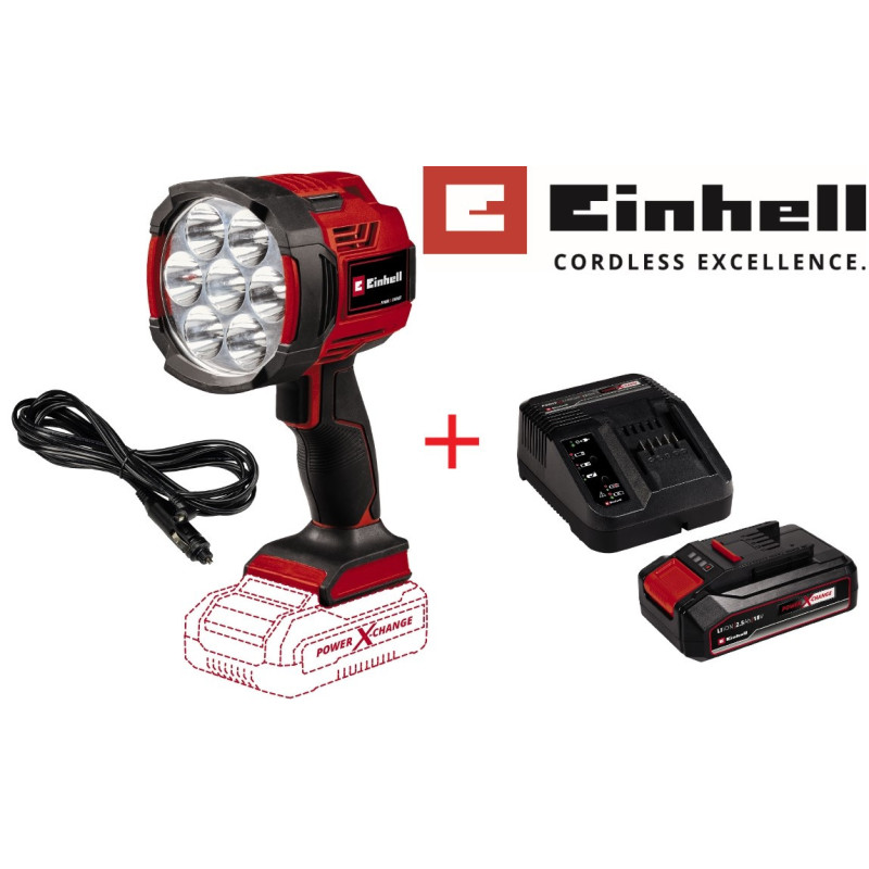 Фонарь аккумуляторный Einhell TE-CL 18/2500 LiAC Kit 2.5 Ah (4514145K)