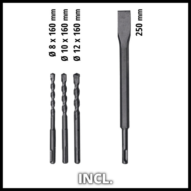 Перфоратор электрический Einhell TC-RH 620 4F Kit (4257992)