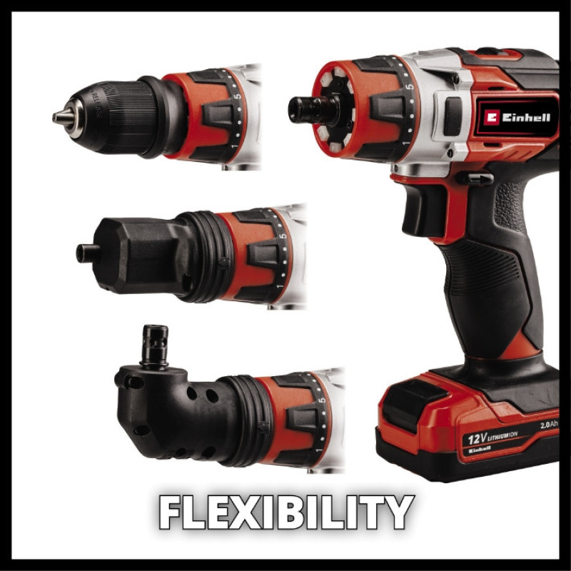 Дрель аккумуляторная Einhell TE-CD 12/1 3X-Li (4513595)