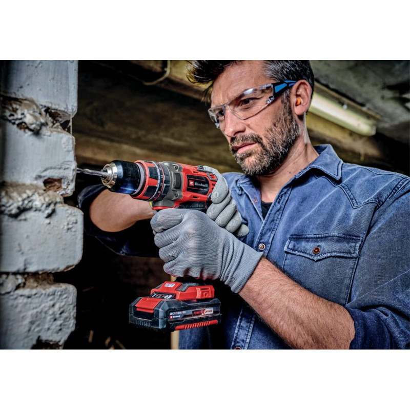 Шурупокрут акумуляторний ударний Einhell TP-CD 18/50 Li-i BL 2×2.0Ah (4513940)