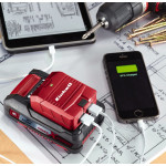 Зарядний пристрій USB акумуляторний Einhell TE-CP 18 Li USB - Solo (4514120) – Фото №3