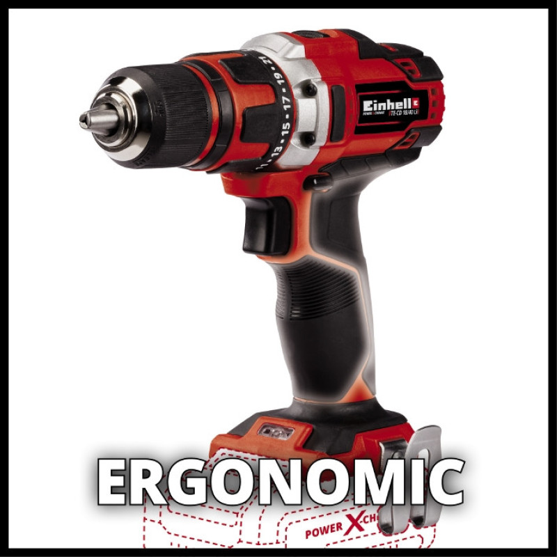 Шуруповерт аккумуляторный Einhell TE-CD 18/40 Li Kit 2.5 Ah (4513925K)