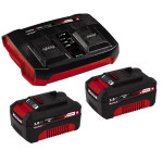 Аккумуляторы + зарядное устройство на два аккумулятора Einhell 18V 2x3.0Ah Twincharger Kit (4512083) – Фото №1