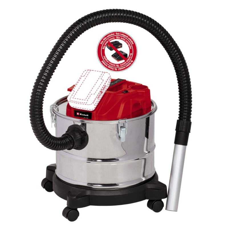 Пилосос для золи акумуляторний Einhell TE-AV 18/15 Li C - Solo (2351700)