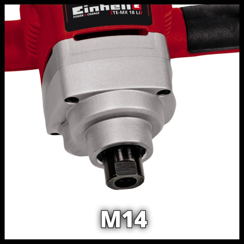 Міксер будівельний акумуляторний Einhell TE-MX 18 Li - Solo (4258760)