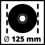 Угловая шлифмашина (УШМ) болгарка Einhell TE-AG 125/750 (4430880) – Фото №9