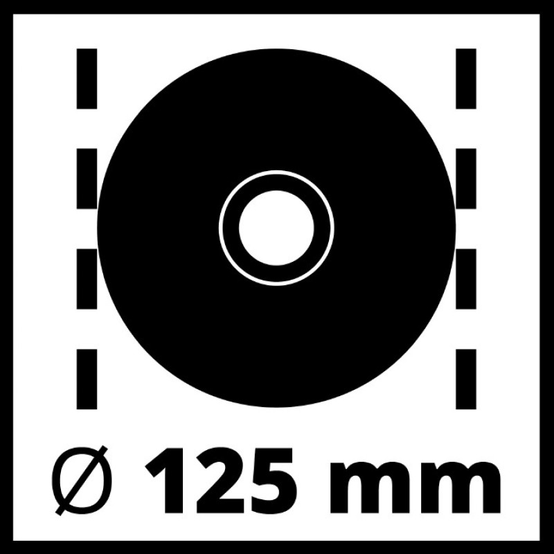 Угловая шлифмашина (УШМ) болгарка Einhell TE-AG 125/750 (4430880)