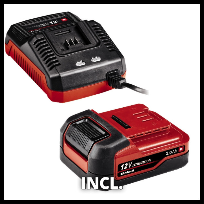 Дриль акумуляторна Einhell TE-CD 12/1 X-Li (1x2,0Ah) (4513592)