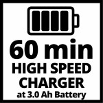 Аккумуляторы + зарядное устройство на два аккумулятора Einhell 18V 2x3.0Ah Twincharger Kit (4512083) – Фото №6