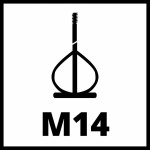 Миксер строительный электрический Einhell TC-MX 1400-2 E (4258550) – Фото №8