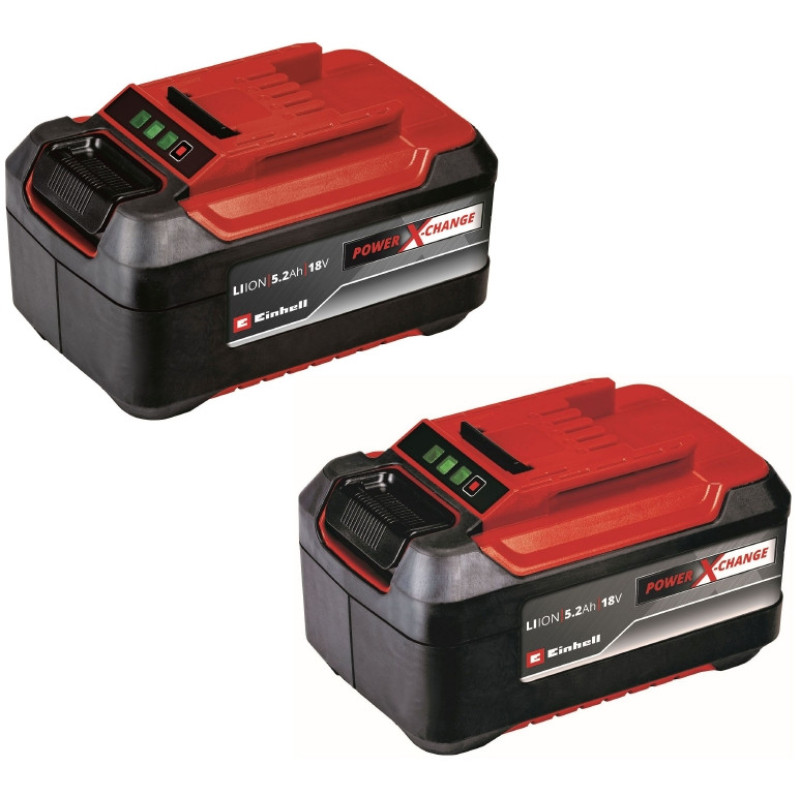 Аккумуляторы Einhell 2 шт 18V PXC Twinpack 5.2 Ah (4511526)