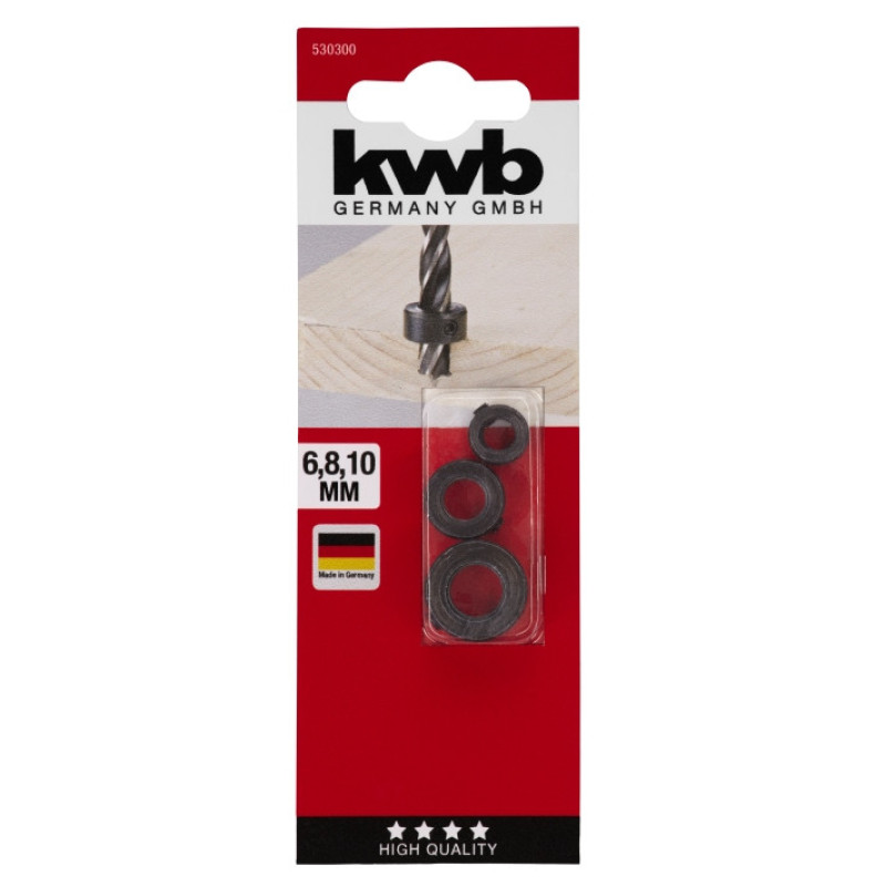 Набір обмежувачів глибини свердління, KWB (530300)
