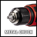 Шуруповерт ударный аккумуляторный Einhell TE-CD 18/48 Li-i Kit 2x2.5 Ah (4513926K) – Фото №5