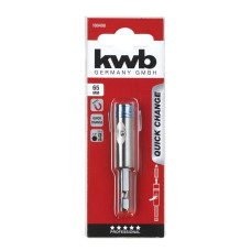 Держатель бит со скоростью 65 мм, с фиксатором, магнитный, KWB (100400)