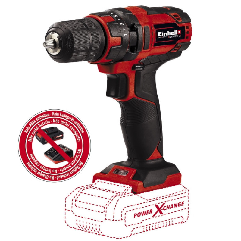 Дриль акумуляторна Einhell TC-CD 18/35 Li - Solo (4513927)