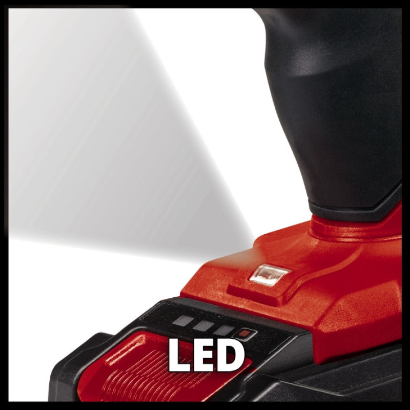 Дрель аккумуляторная Einhell TE-CD 18/2 Li + 34 бита + 5 сверл 1x2,5 Ah (4514219)