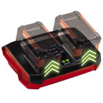 Аккумуляторы + зарядное устройство на два аккумулятора Einhell 18V 2x4.0Ah Twincharger Kit (4512112) – Фото №2