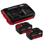 Аккумуляторы + зарядное устройство на два аккумулятора Einhell 18V 2x4.0Ah Twincharger Kit (4512112) – Фото №1