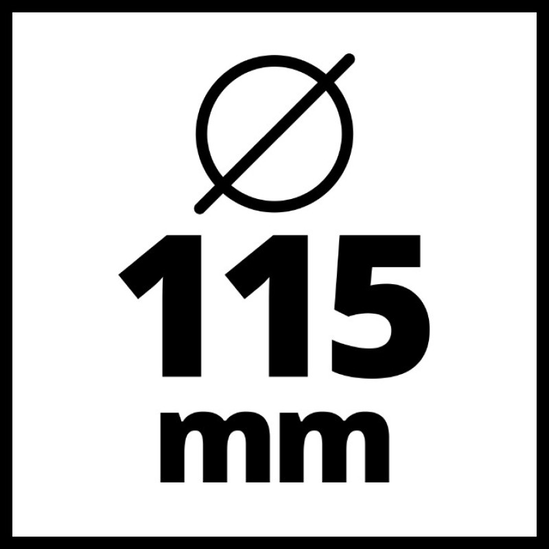 Шліфмашина кутова аккумуляторна Einhell AXXIO 18/115 Q (4431150)