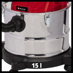 Пилосос для золи акумуляторний Einhell TE-AV 18/15 Li C - Solo (2351700) – Фото №6