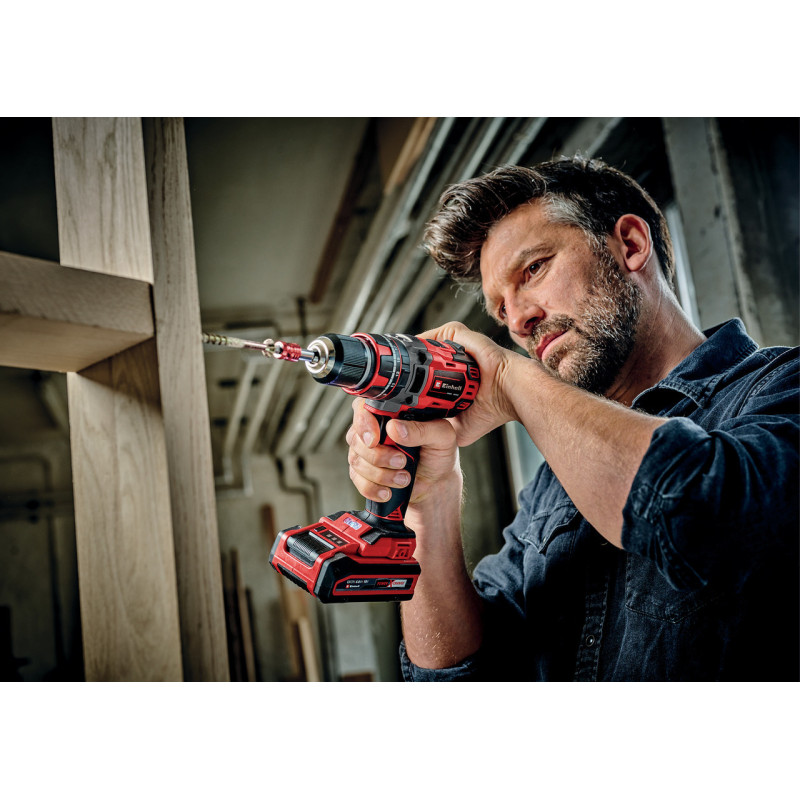 Шурупокрут акумуляторний ударний Einhell TP-CD 18/50 Li-i BL 2×2.0Ah (4513940)