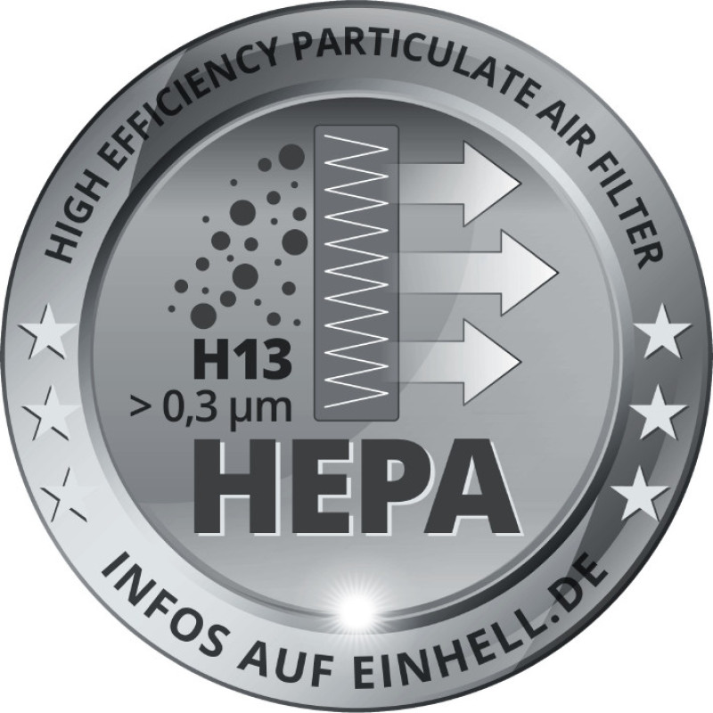 Система фильтров для пылесосов Einhell SAC, 2 шт (2351250)