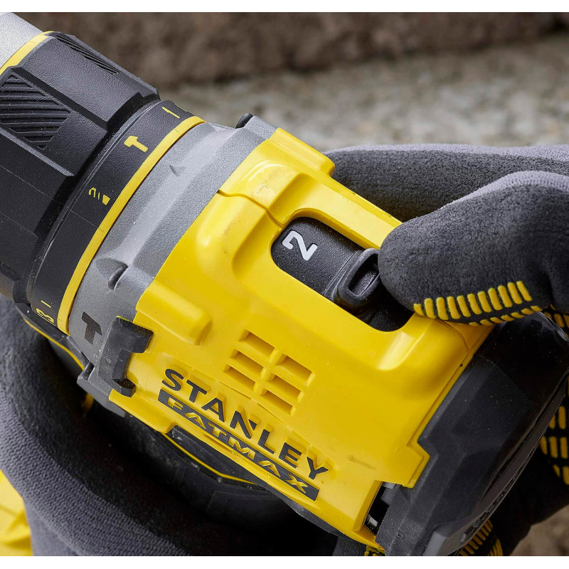 Дрель-шуруповерт ударная аккумуляторная бесщеточная STANLEY FATMAX (SFMCD721D2K)