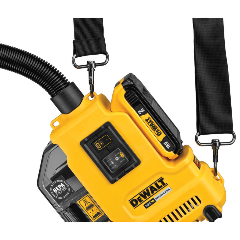 Пилосос акумуляторний промисловий безщітковий DeWALT DWH161N (DWH161N)