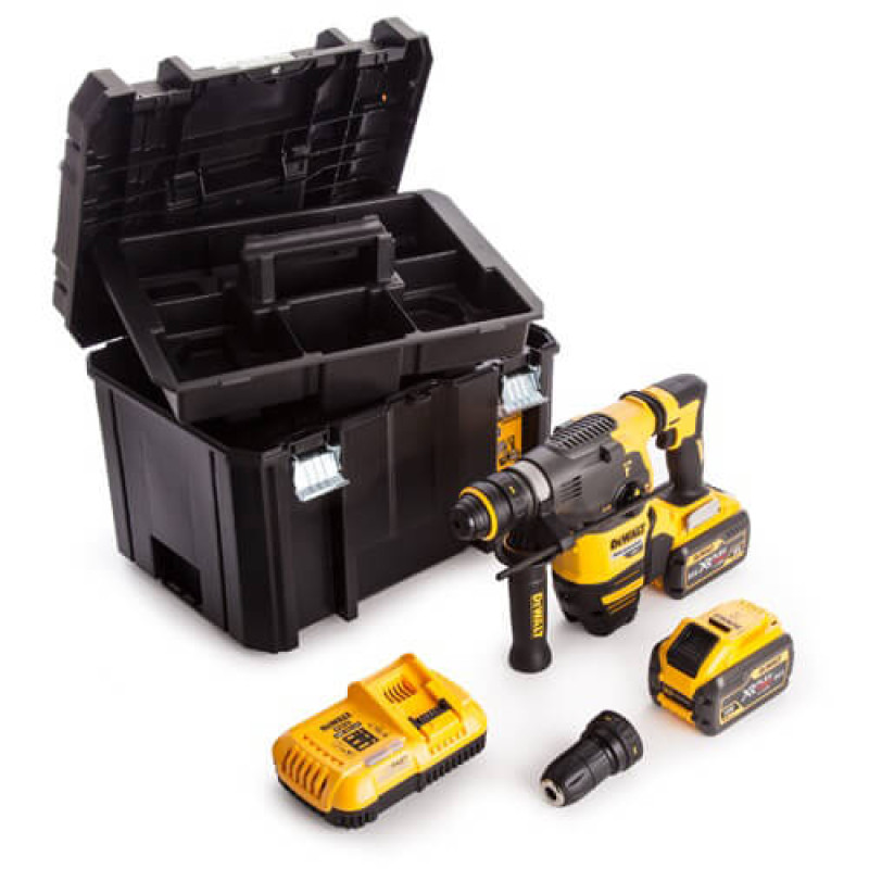 Перфоратор аккумуляторный бесщеточный SDS-Plus DeWALT (DCH334X2)