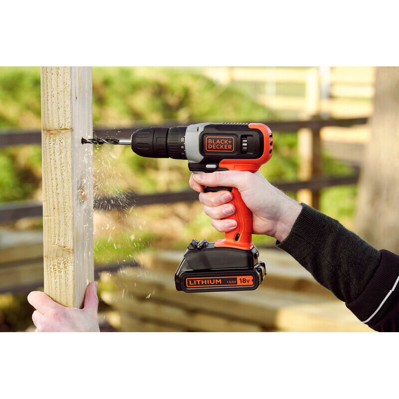 Дрель-шуруповерт аккумуляторный BLACK+DECKER (BCD001C1)