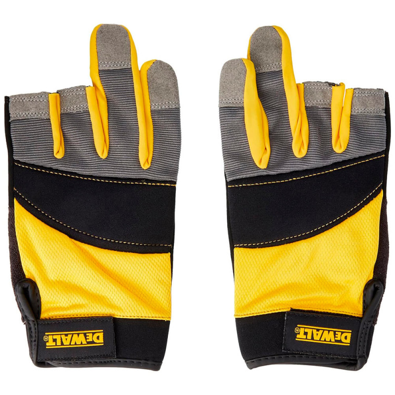 Перчатки рабочие открытые DeWALT (DPG214L)