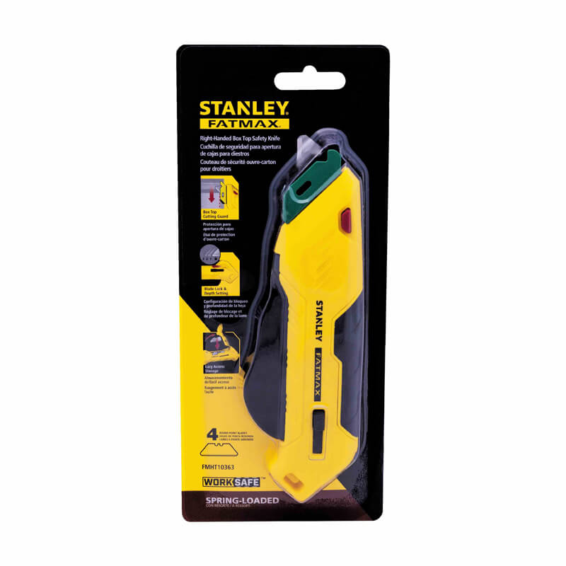Нож безопасный FATMAX® Box Box с выдвижным трапецевидным лезвием STANLEY (FMHT10363-0)