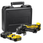 Шлифмашина угловая аккумуляторная бесщеточная STANLEY FATMAX (SFMCG700M2K) – Фото №3