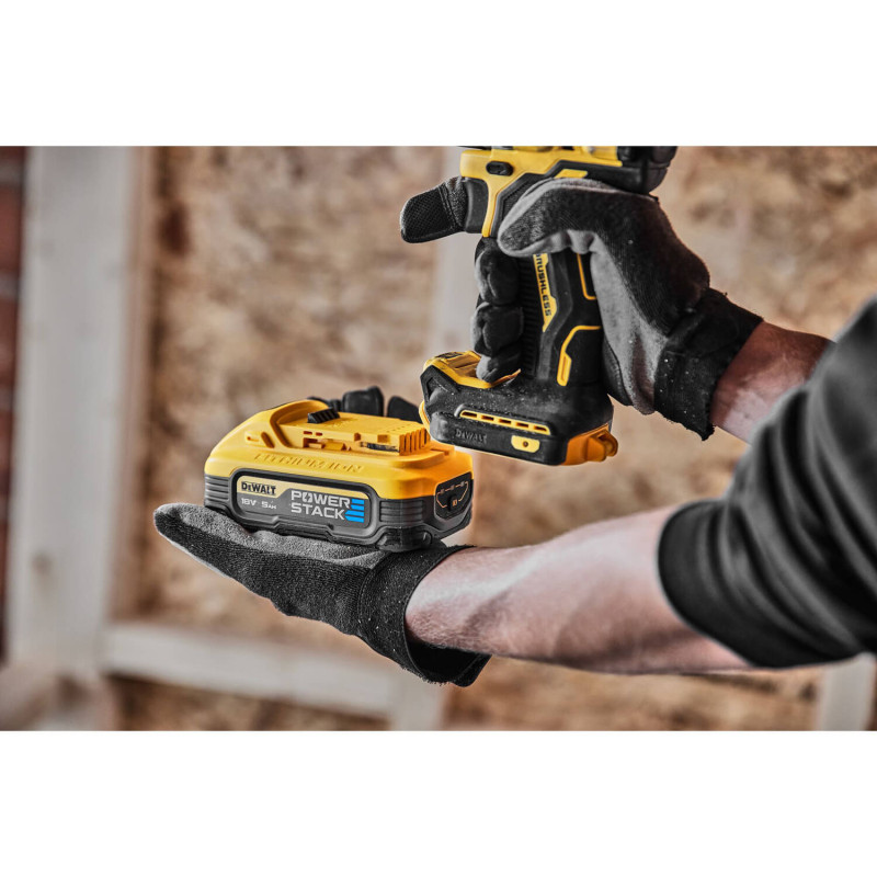 Дриль-шуруповерт (шурупокрут) акумуляторний безщітковий DeWALT (DCD800H2T)