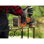 Шліфмашина кутова - болгарка акумуляторна BLACK+DECKER (BCG720N) – Фото №6