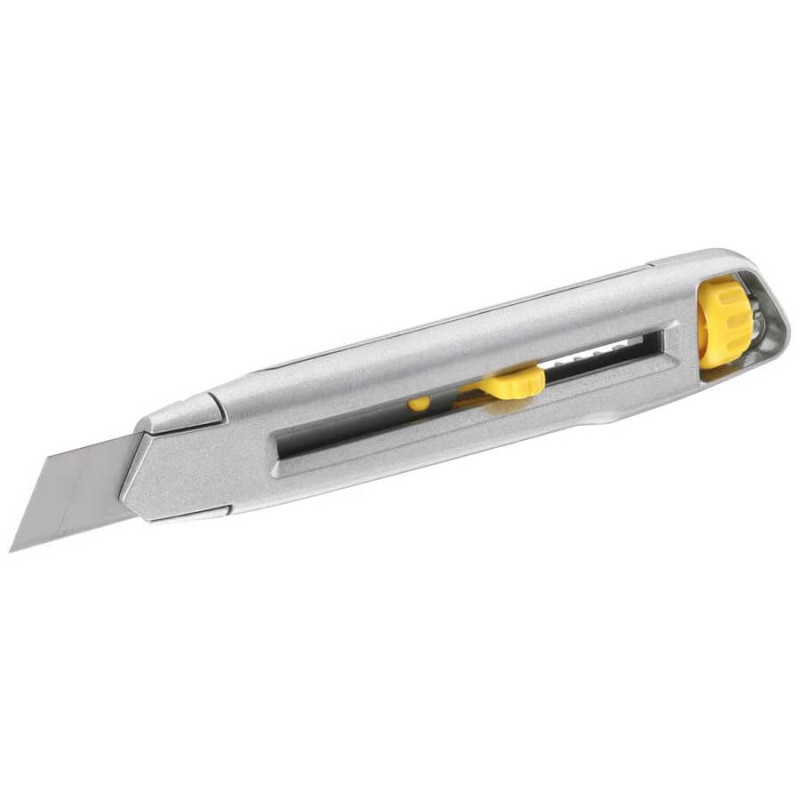 Нож Interlock длиной 165 мм с лезвием шириной 18 мм с отламывающимися сегментами STANLEY (0-10-018)