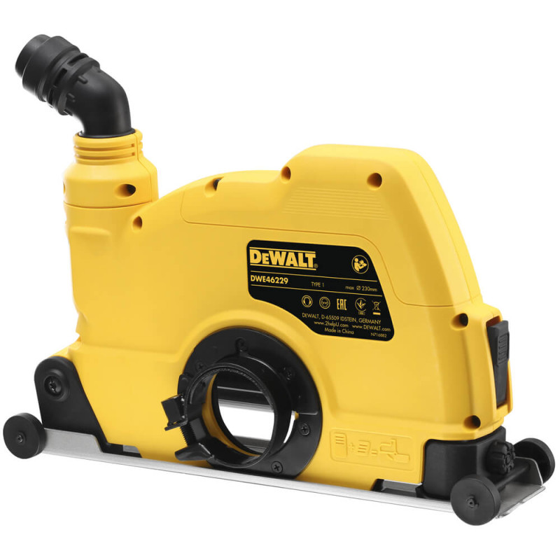 Захисний кожух 230 мм для відводу пилу - бороздоділ DeWALT (DWE46229)