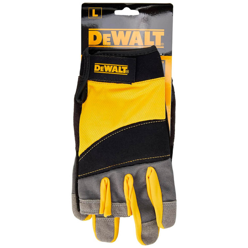 Перчатки рабочие открытые DeWALT (DPG214L)