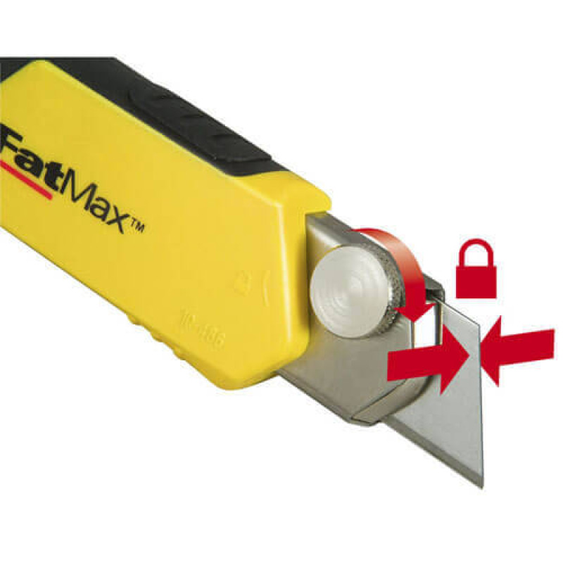 Нож FatMax Cartridge длиной 215 мм с лезвием шириной 25 мм с отламывающимися сегментами STANLEY (0-10-486)