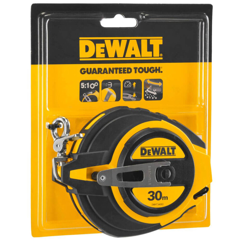 Рулетка измерительная Steel 30 м х 10 мм DeWALT (DWHT0-34093)