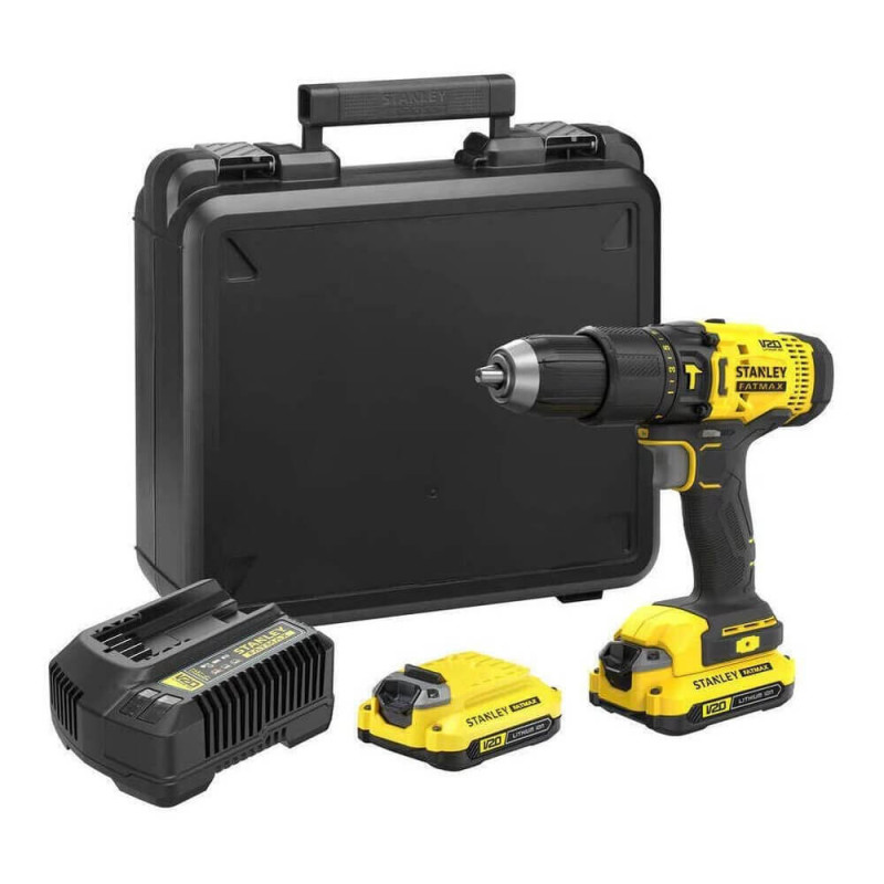 Дрель-шуруповерт ударная аккумуляторная STANLEY FATMAX (SFMCD711C2K)