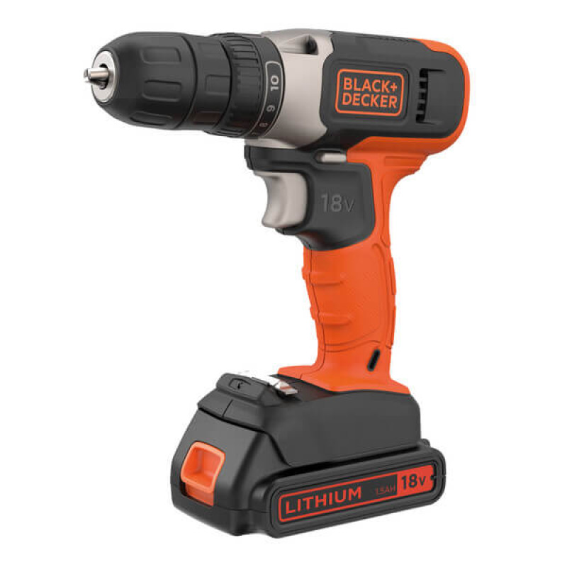 Дрель-шуруповерт аккумуляторный BLACK+DECKER (BCD001C1)