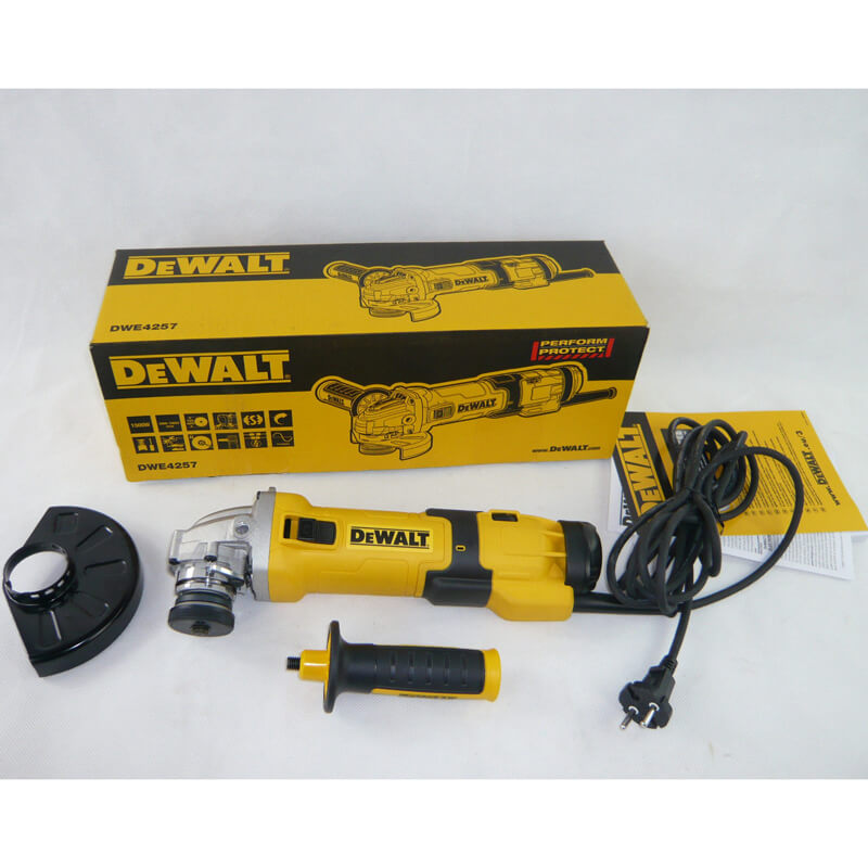 Кутова шліфувальна машина (КШМ) болгарка мережева DeWALT (DWE4257)