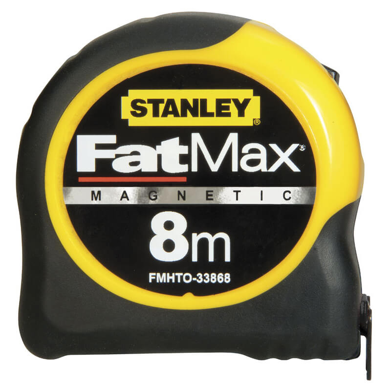Рулетка измерительная магнитная 8 м х 32 мм FatMax Blade Armor STANLEY (FMHT0-33868)