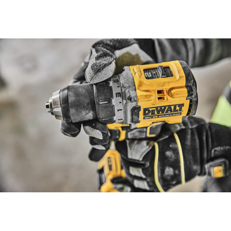 Дриль-шуруповерт (шурупокрут) акумуляторна безщіткова DeWALT (DCD800E2T)