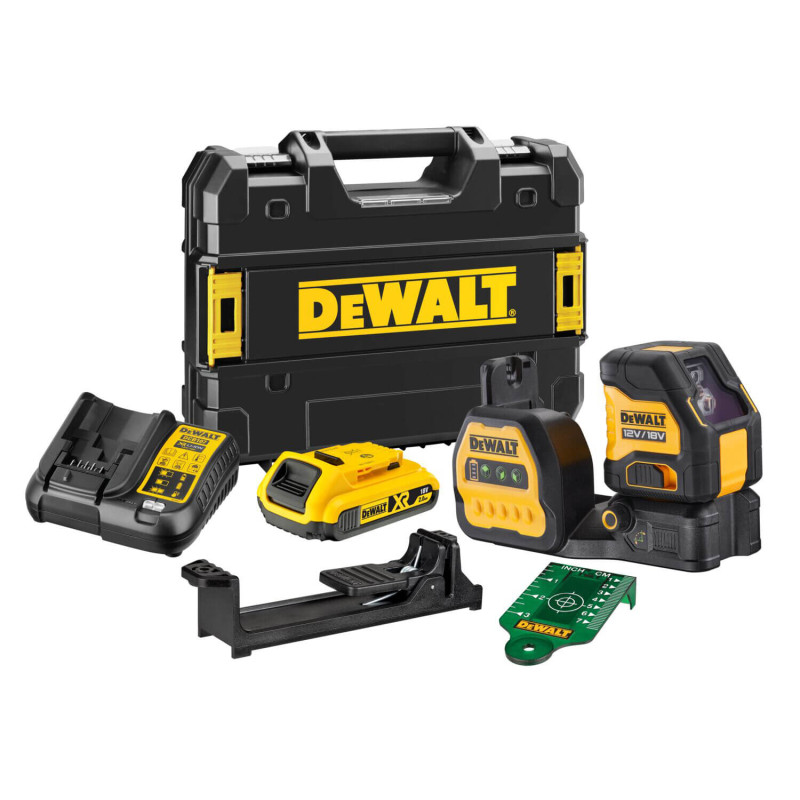 Рівень лазерний (нівелір) лінійний DeWALT (DCE088D1G18)